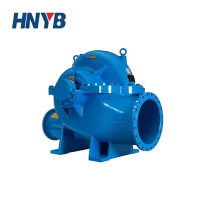 single stage double suction axially split case pump