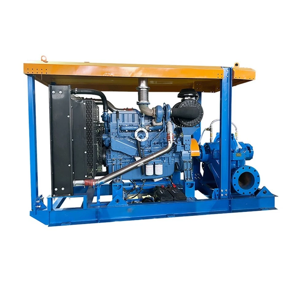 Skid-mounted Diesel-driven Double-suction Split-case Pump