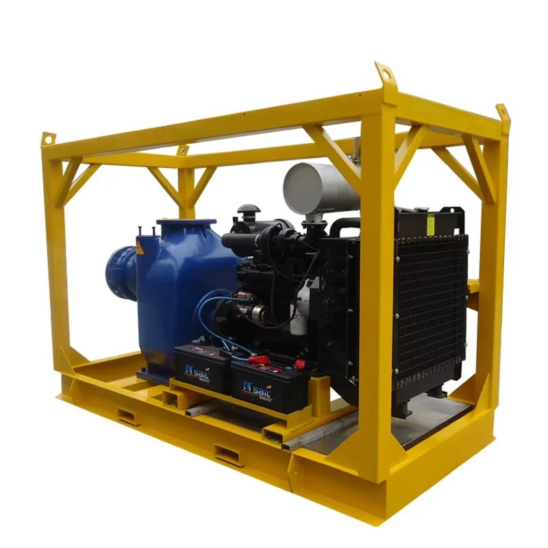 Skid-mounted Diesel-driven Self-Priming Pump factory
